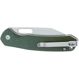 Ніж CJRB Pyrite Wharncliffe Micarta, AR-RPM9 Steel зелений - мініатюра 3