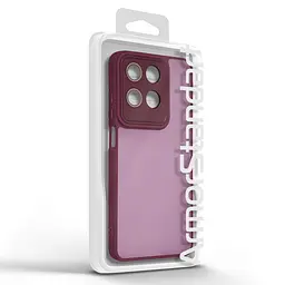 Защитный чехол для Motorola G15/G15 Power/G17 Power 4G/G17 4G, бордовый, ShadeX, противоударный, матовый, панель PC+TPU, защита всего корпуса, амортизация ударов при падении, ArmorStandart (ARM91318) - мініатюра 3
