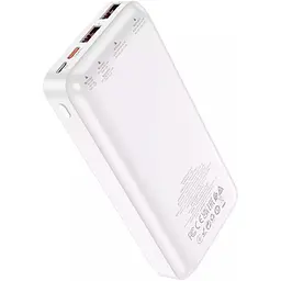 Зовнішній акумулятор Hoco J101A Astute 20000mAh 22.5W White [101323] - мініатюра 3
