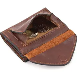 Жіночий шкіряний гаманець GRANDE PELLE 8х10х2 см acs0029359 - мініатюра 4