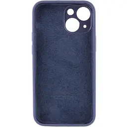 Чохол Silicone Case Full Camera Protective AA Apple iPhone 13 6.1" Темно-синій / Midnight blue - мініатюра 2