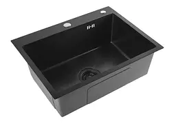 Кухонна мийка Rea Liam 580x450 мм black ZLE-06008