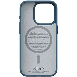 Чохол-накладка Njord Fabric MagSafe Case Deep Sea для iPhone 15 Pro (NA53FA01) - мініатюра 3