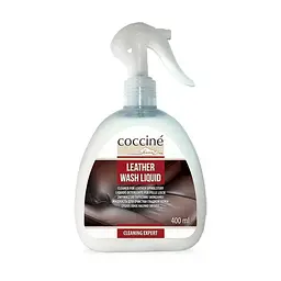Рідина для очищення гладкої шкіри Coccine Leather Wash Liquid, 400 мл — ефективне очищення меблів та аксесуарів із натуральної шкіри