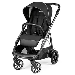 Коляска Peg-Perego Veloce Black Shine Lounge, 3в1, чорний (PACK-VEL31LG000005) - мініатюра 2