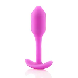 Анальна пробка B-Vibe Snug Plug 1 8,6 см (рожевий) - мініатюра 2