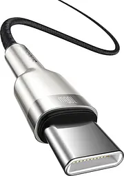 Кабель Baseus Cafule Series Metal Data Cable Type-C to Type-C 100W 2m CATJK-D01 Black - мініатюра 2