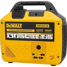 Інверторний бензиновий генератор DeWalt DWG45i-SE [163076] - мініатюра 2