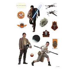 Наклейки інтер'єрні Star Wars The Force Awakens (Зоряні війни Пробудження Сили) 100x70 см - мініатюра 2