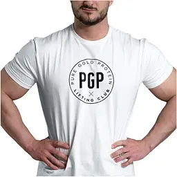 Футболка Pure Gold Liftinг Club поло р.M біла