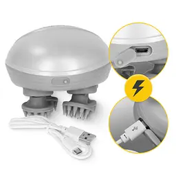 Електричний масажер для голови 4FIZJO Smart Head Massager 4FJ0619 White (P-5907739319500) - мініатюра 2