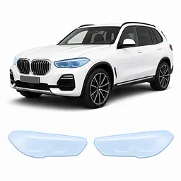 Антигравійна захисна бронеплівка за лекалами для BMW X5 G05 2018-2023 - оптика (фари та ПТФ)
