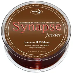 Волосінь Katran Synapse Feeder 150m (brown) 0.234mm 9.55lb/4.33kg