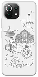 TPU чохол Demsky Odesa spirit для Xiaomi Mi 11 Lite