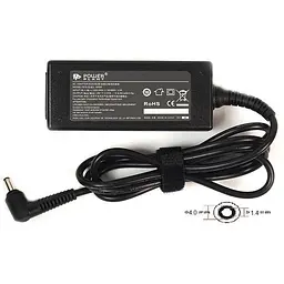 Блок живлення до ноутбука PowerPlant Asus 220V, 45W, 19V, 2.37A (4.0x1.4mm) (AS45F4014)