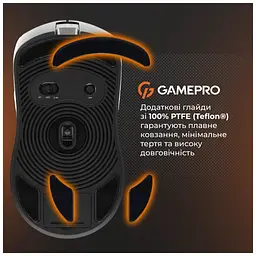 Мишка GamePro Genesis Ranker Wireless/Bluetooth/USB White (GM012W) - мініатюра 7