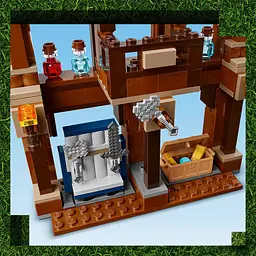 Конструктор LEGO Minecraft Бійцівський ринг у лісовому маєтку 491 деталь (21272) - мініатюра 7