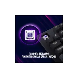 Клавіатура Lorgar Azar 514 RGB USB UA White (LRG-GK514W-UA) - мініатюра 6