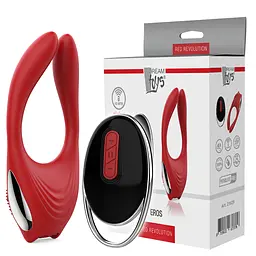 Вібратор Dreamtoys Red Revolution Eros 12 см червоний - мініатюра 2