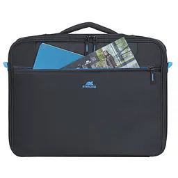 Сумка для ноутбука RivaCase 16" collection Regent, black (8087Black) - мініатюра 6