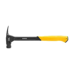 Молоток DeWALT RIP-CLAW, цельнометаллический, 624 г, с прямым гвоздодером (DWHT51005-0)