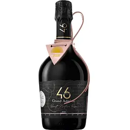 Вино ігристе 46 Parallel Grand Admiral Brut Nature Rose 2020 рожеве брют 0.75 л 13% (4820233641322)