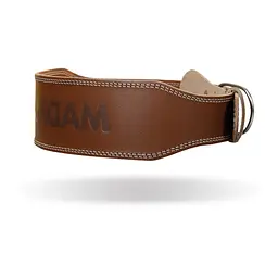 Пояс для важкої атлетики MAD MAX Leather MFB 246, Beige - M