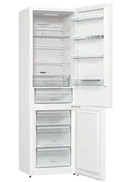 Холодильник Gorenje NRK6202AW4 200х60х60см 2 двері 235(96) л А++ Total NF білий (NRK6202AW4) - мініатюра 2