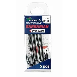 Гачок подвійний INTECH Tournament Barbarian 5/0 (5шт/уп) DFB-23BN