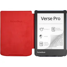Обкладинка PocketBook 6", Verse(PB619/629/634), Shell cover, червона - мініатюра 4