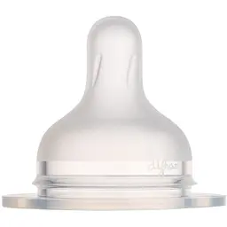Уцінка.  Соска силіконова до пляшечки Canpol babies S-Shape M повільна 2 шт. (59/892) - мініатюра 2