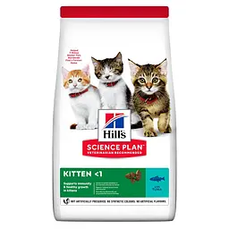 Сухий корм кошенят Hill's Science Plan Kitten, з тунцем, 300 г (604051)