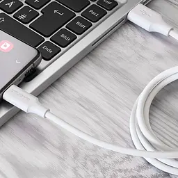 Кабель Proove Striped Silicone USB to Type-C (1m) white - мініатюра 2