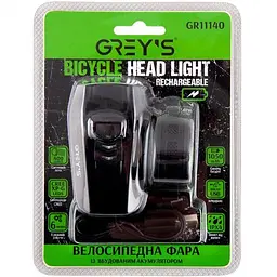 Велосипедна фара Grey's LED 1xCree 6 режимів 400 lm 1050mAh (GR11140) - мініатюра 3