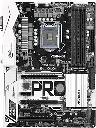 Материнська плата AsRock B250 Pro4 (B250 Pro4) (Socket 1151, Intel B250, ATX) Б/в,U1