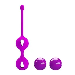 Вагінальні кульки Pretty Love Kegel Tighten Up II, 16.3 см, фіолетовий - мініатюра 6