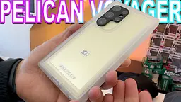 Оригінальний протиударний чохол для Samsung Galaxy S24 Ultra Pelican Voyager Clear аналог OtterBox Defender з кліпсою - мініатюра 6
