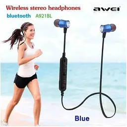 Гарнітура бездротова Awei A921BL Bluetooth магнітна - мініатюра 4