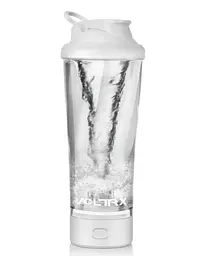 Шейкер спортивний електричний VOLTRX VortexBoost 600 мл. Tritan White (Vortex_White) - мініатюра 1