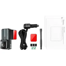 Відеореєстратор Hoco DV11 driving recorder з дисплеєм 3.7" 2K GPS WiFi - мініатюра 2