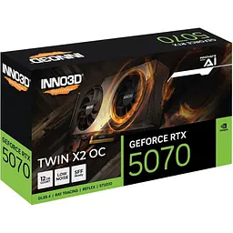 Відеокарта Inno3D GeForce RTX 5070 Twin X2 OC 12G (N50702-12D7X-195064N) UA [135689] - мініатюра 10