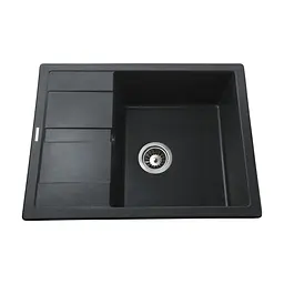 Гранітна мийка Globus Lux One графіт 650x500мм-А0001 000002983, Графит