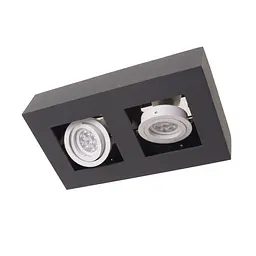 Підсвічування тубус Brille AL-728/2 GU10 BK IP20 MR16 26-851 - мініатюра 2
