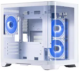 Корпус 1stPlayer UV5-WH-2FC7R-W-1FC7-W White без БП (UV5-WH-2FC7R-W-1FC7-W) - мініатюра 5