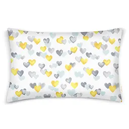 Дитяча постільна білизна в ліжечко LOVE CS6, жовтий (LoveYellowMintGrey_52Grey_140) - мініатюра 4