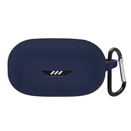 Силіконовий чохол для навушників JBL Live Pro 2, Hang Case, синій, ультратонкий захисний кейс товщиною 2 мм, захист від подряпин, пилу та ударів, компактний, з карабіном для кріплення, ArmorStandart (ARM80440)