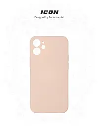 Чехол ArmorStandart ICON для Apple iPhone 12 Mini Camera cover Pink Sand - миниатюра 3