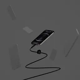 Кабель Belkin USB-C > Lightning заряджання/синхронізації 1м, Type-C, плетений, силіконовий, з ремінц teh0013623 - мініатюра 7