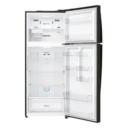Холодильник із верхньою морозильною камерою LG GC-H502HBHZ чорний (GC-H502HBHZ) - мініатюра 2