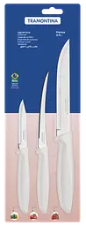 Набір ножів Plenus light grey, 3 предмети TRAMONTINA kuh0015851 - мініатюра 2